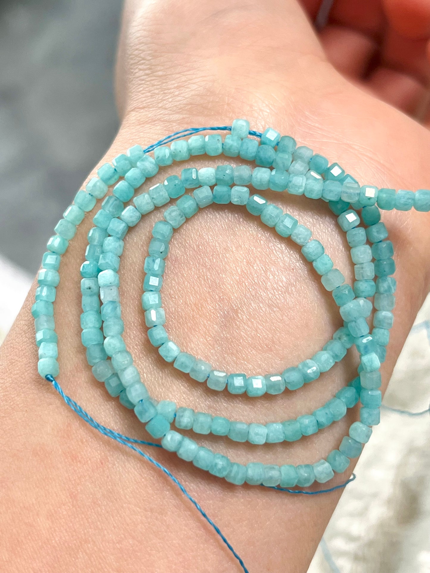 Amazonite cube 【FT】