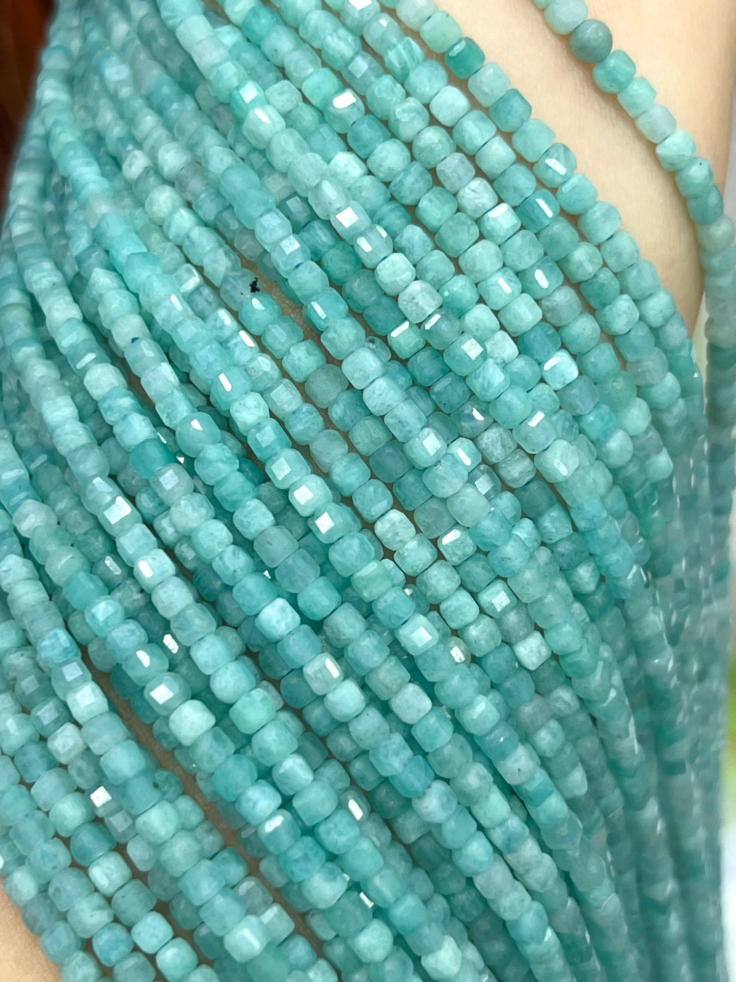 Amazonite cube 【FT】