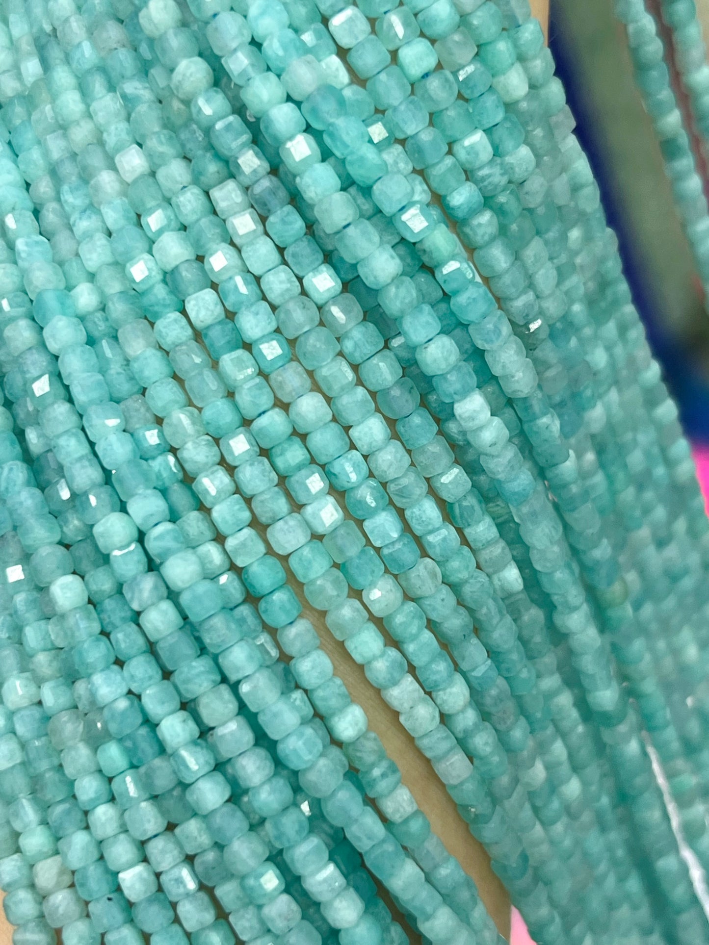 Amazonite cube 【FT】