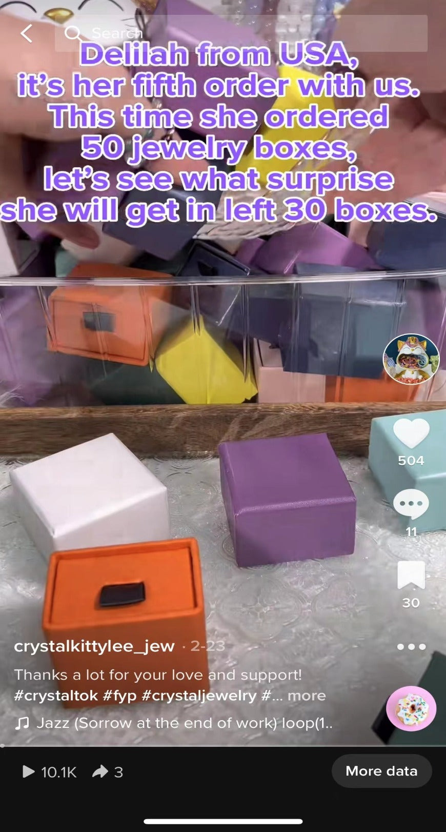 Crystal Jewelry Boxes✨