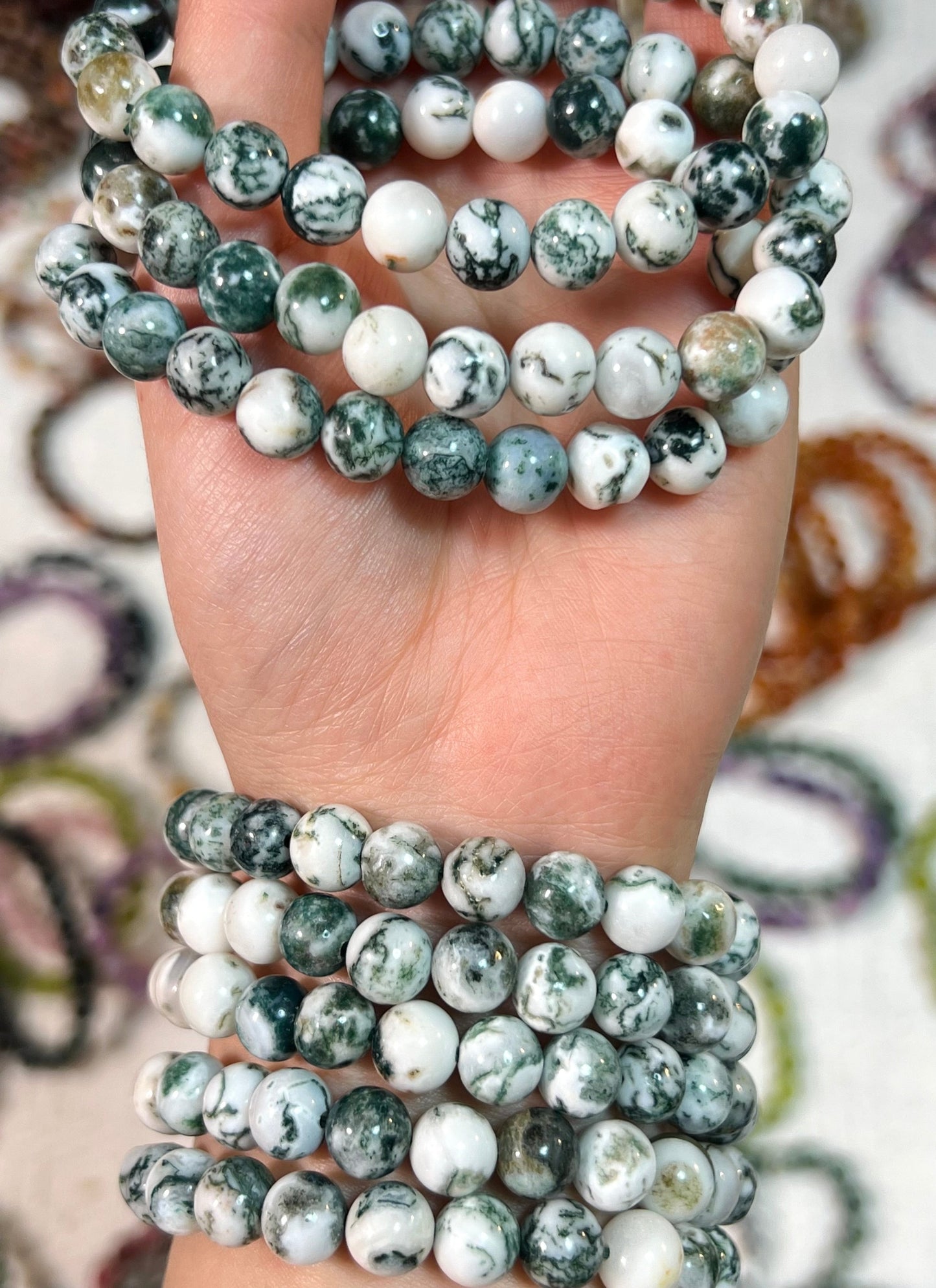 Moss Agate Bracelects[CB]