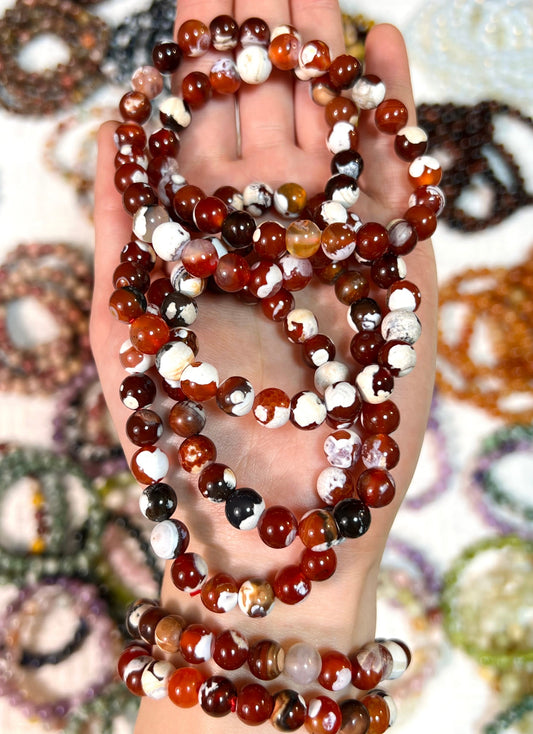 Red Orca Agate Bracelects[CB]