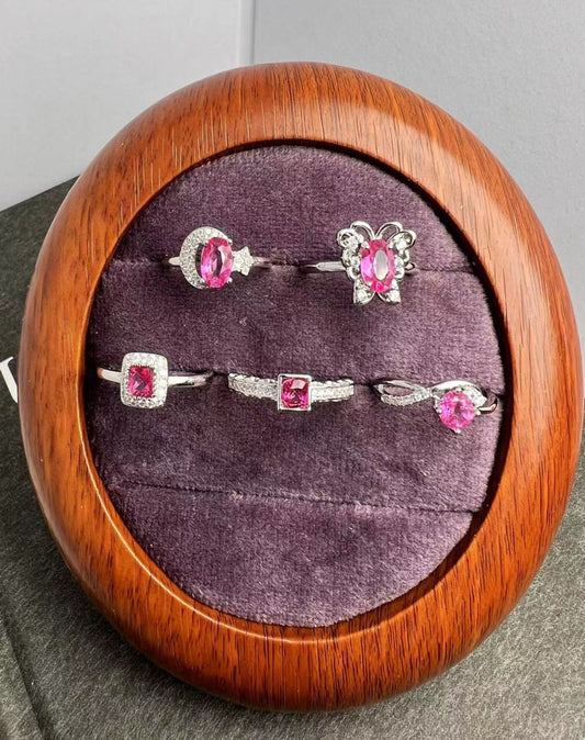 Pink Topaz Rings[CR]