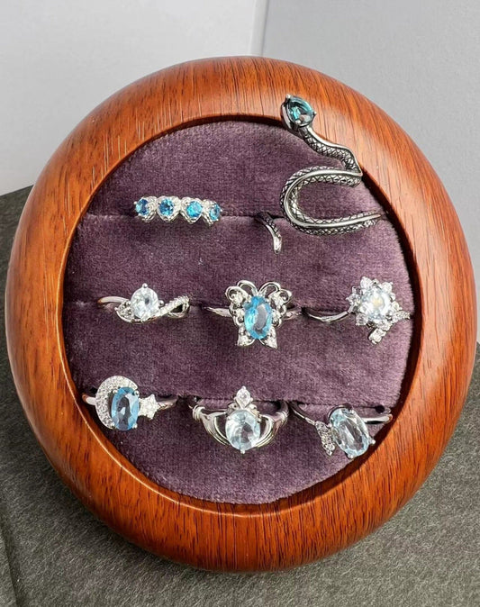 Blue Topaz Rings[CR]