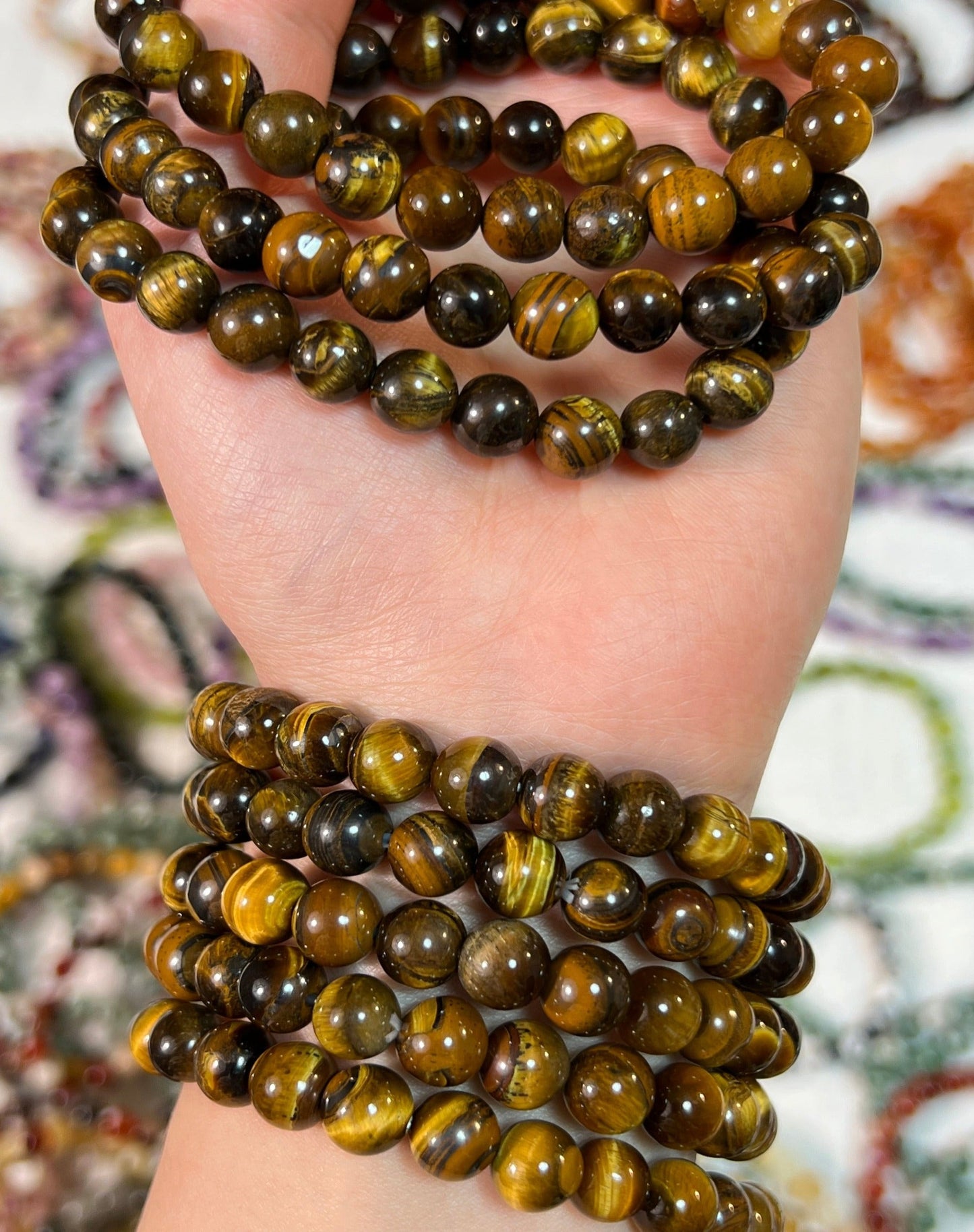 Brown Tigers Eye Bracelects[CB]