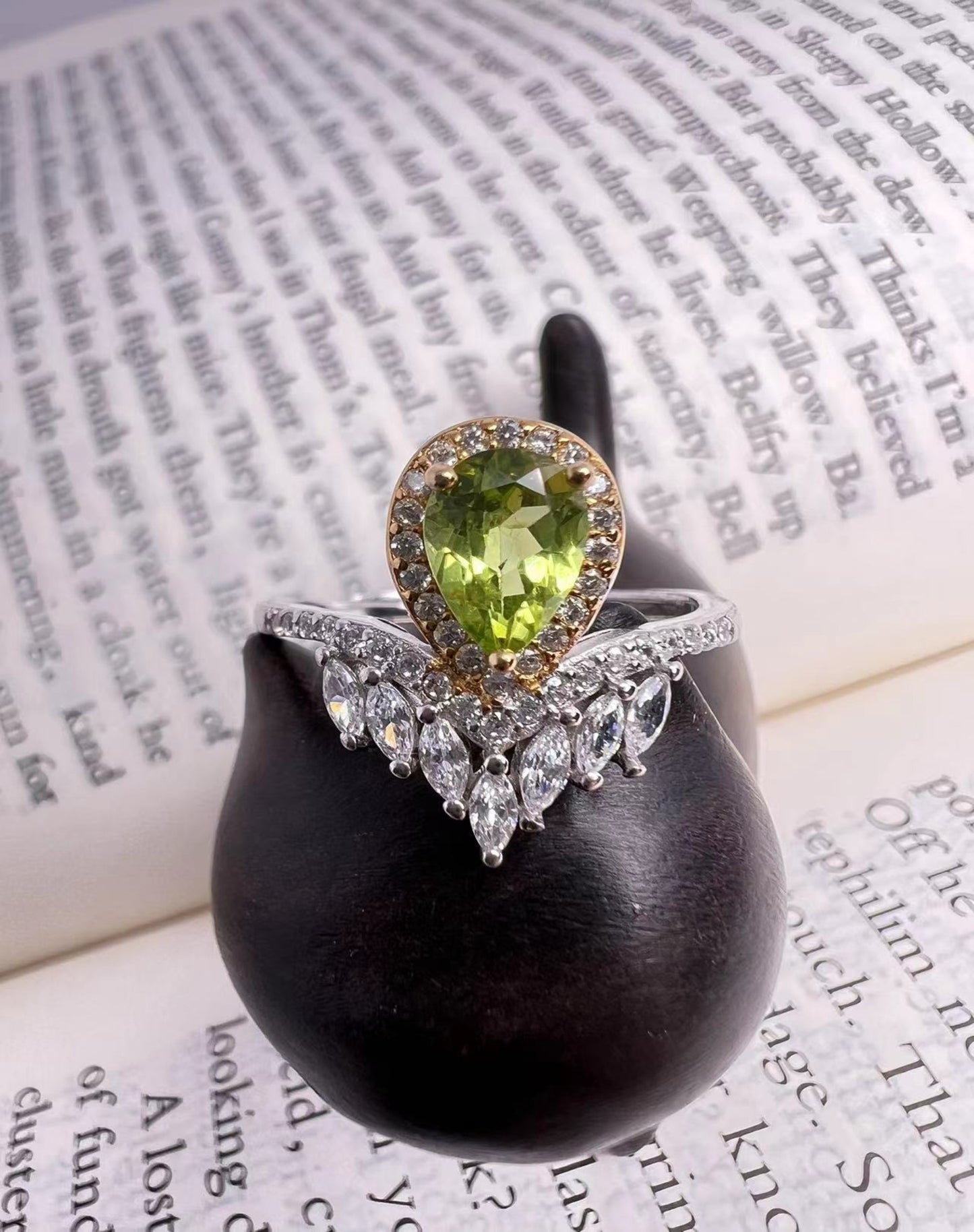 S925 Peridot Rings[S925R] (multi products)