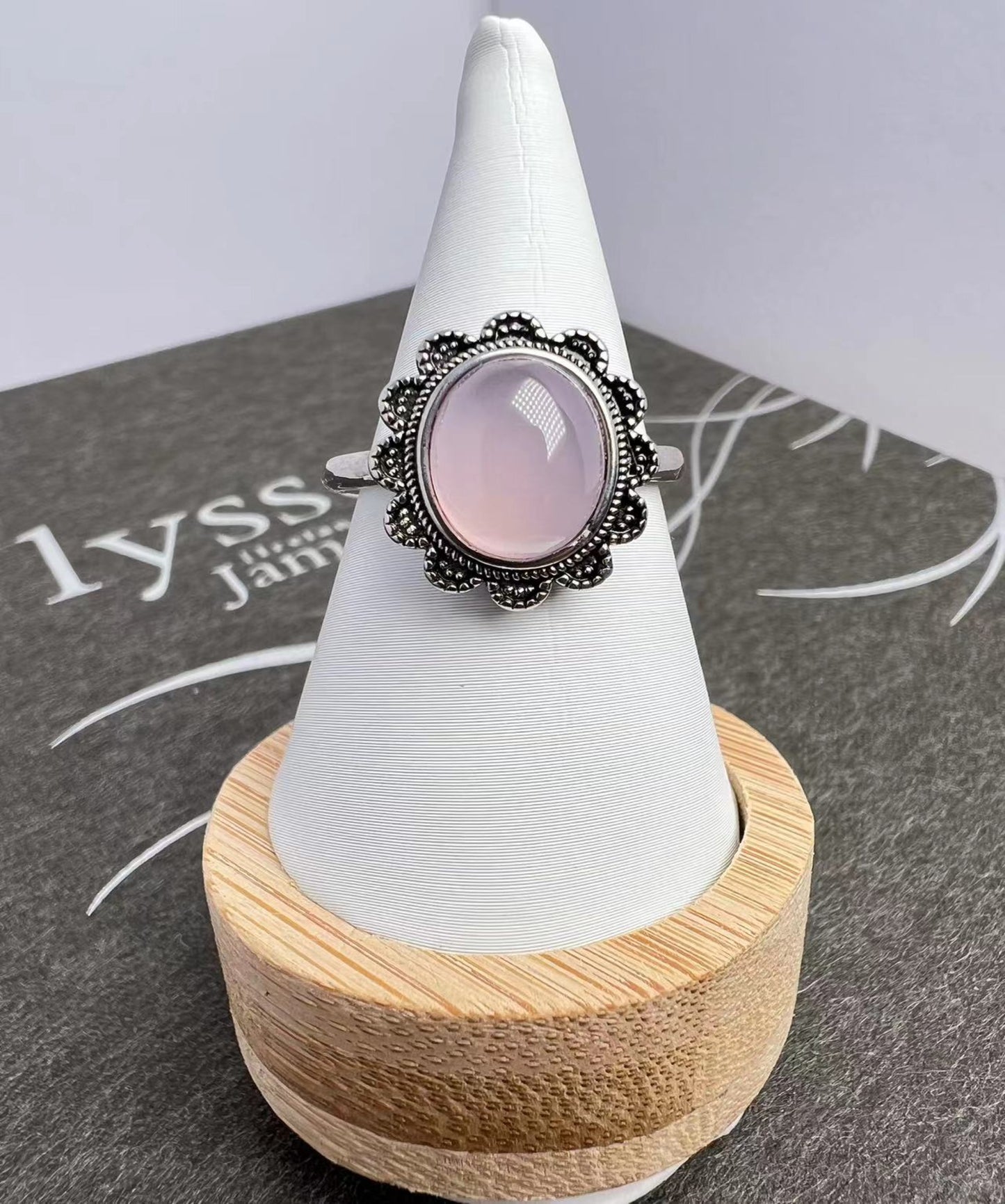 Pink Chalcedony Rings[CR]