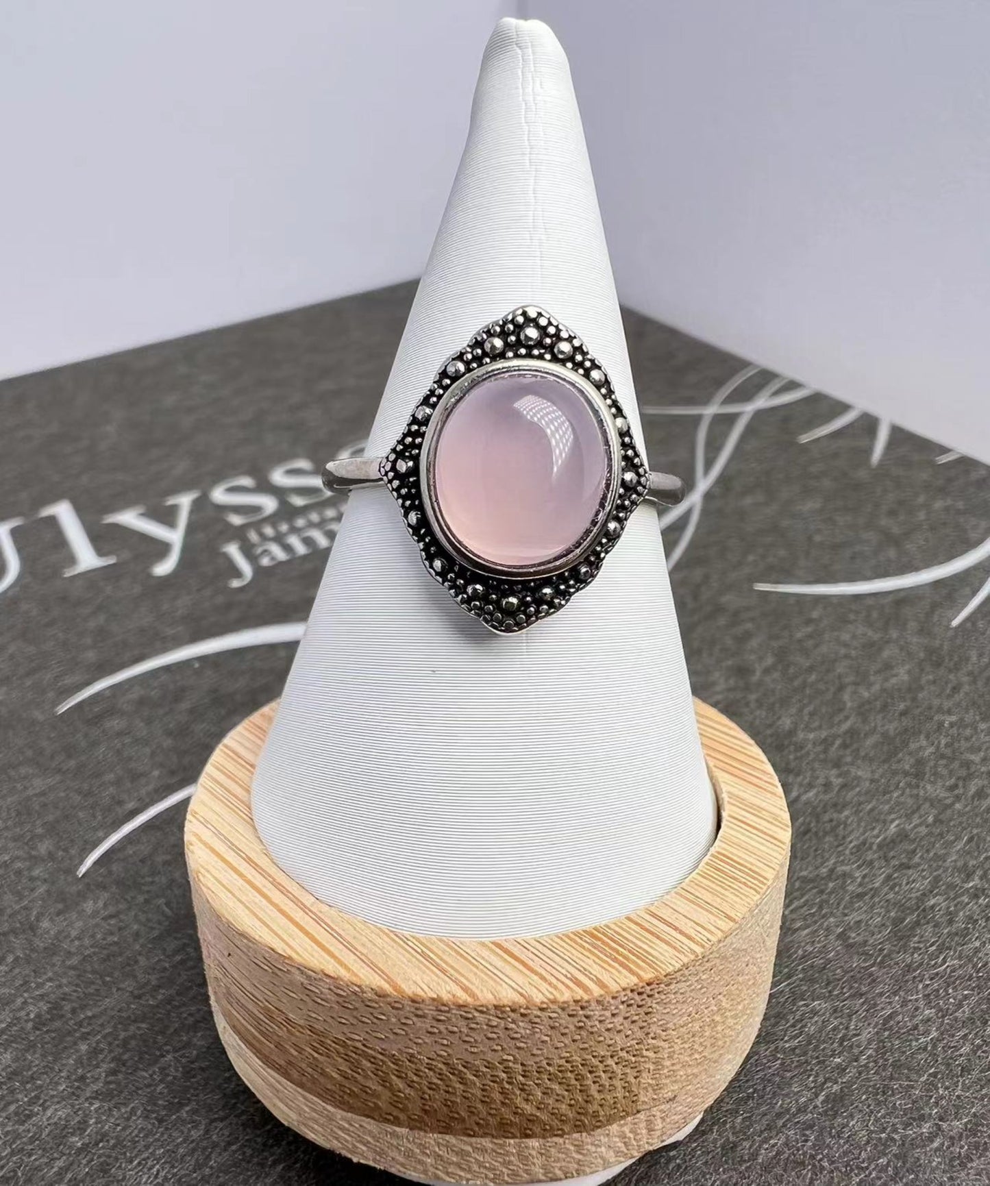 Pink Chalcedony Rings[CR]