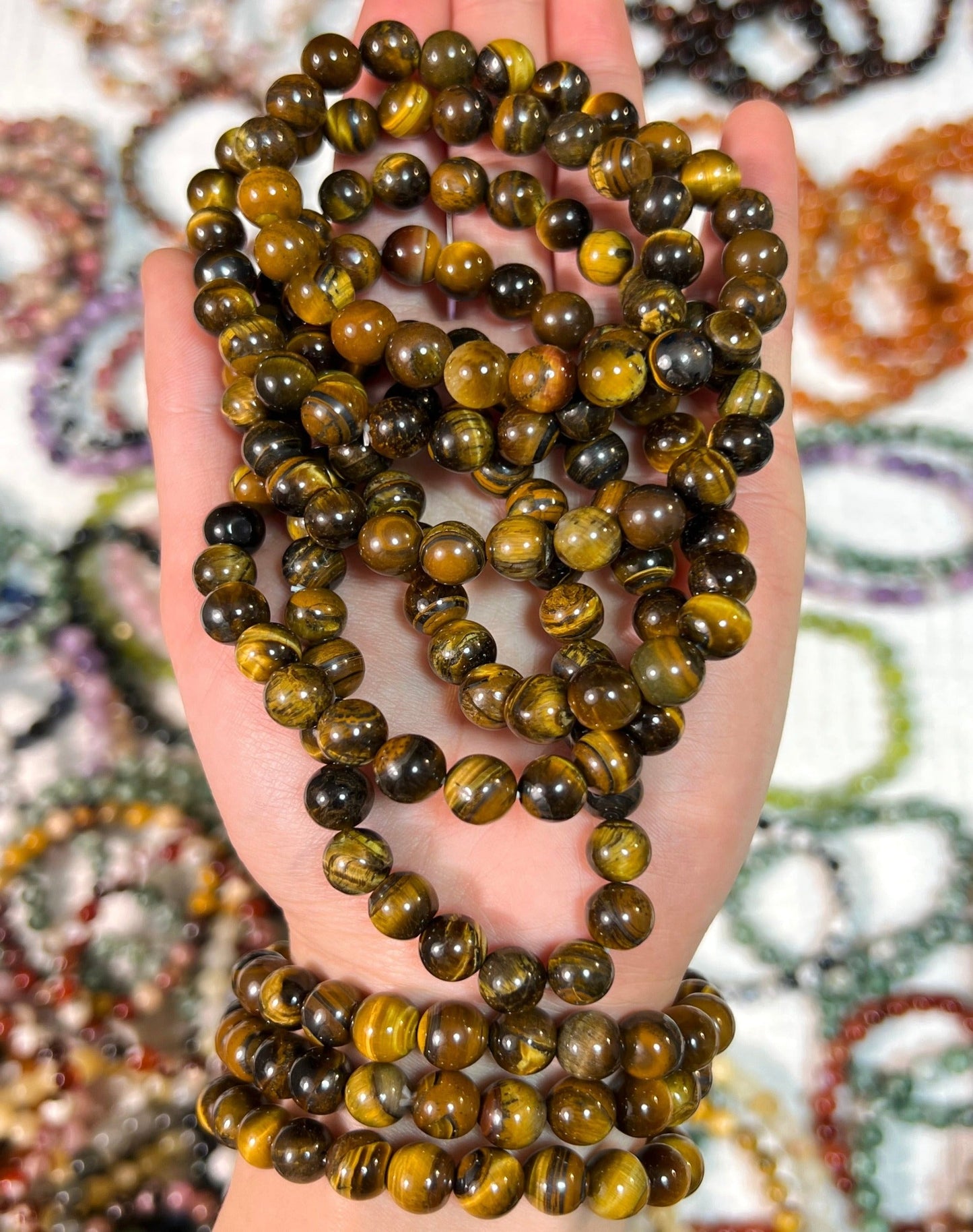 Brown Tigers Eye Bracelects[CB]