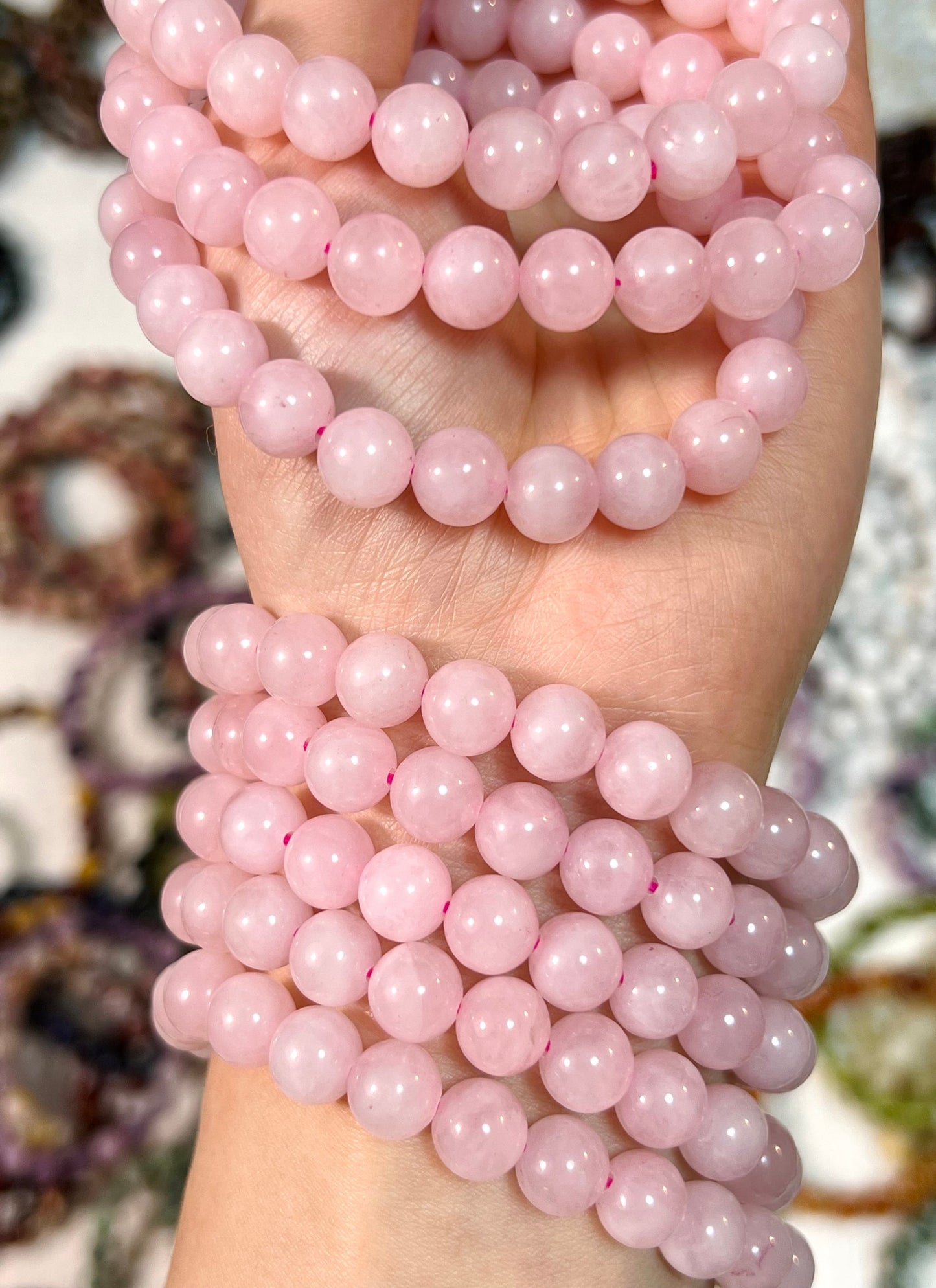 Rose Quartz Bracelects[CB]